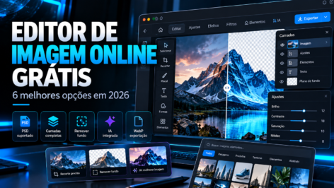 Leia mais sobre o artigo Editor de Imagem Online Grátis: 6 Melhores Opções em 2026