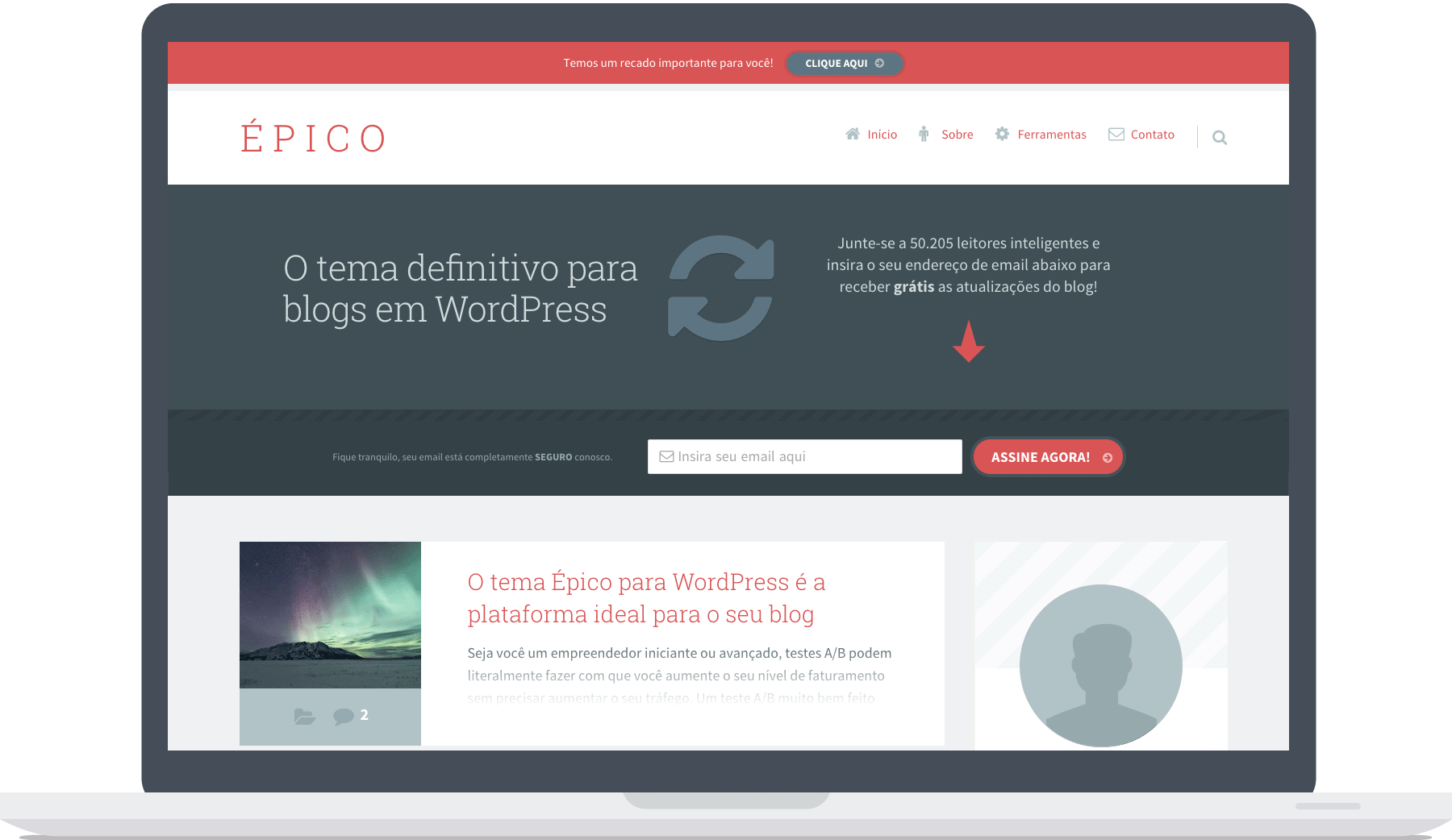 No momento, você está visualizando Tema Épico Vale a Pena – Melhor Solução para Blog WordPress
