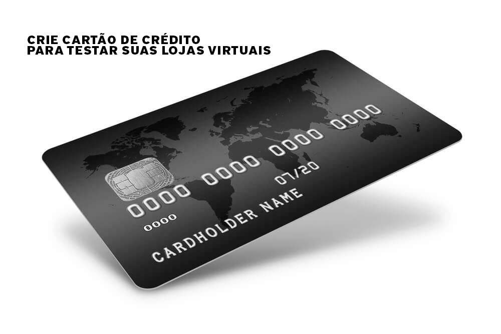 Gerador de cartão de crédito gratuito para testes