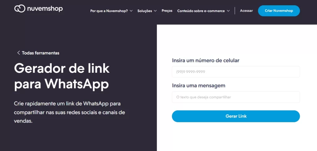 Gerador de link para WhatsApp: os 7 mais confiáveis 3 gerador de link para whatsapp