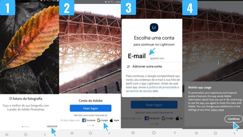 Como usar o editor de fotos profissional Lightroom no celular 1 Como usar o editor de fotos profissional Lightroom no celular 1