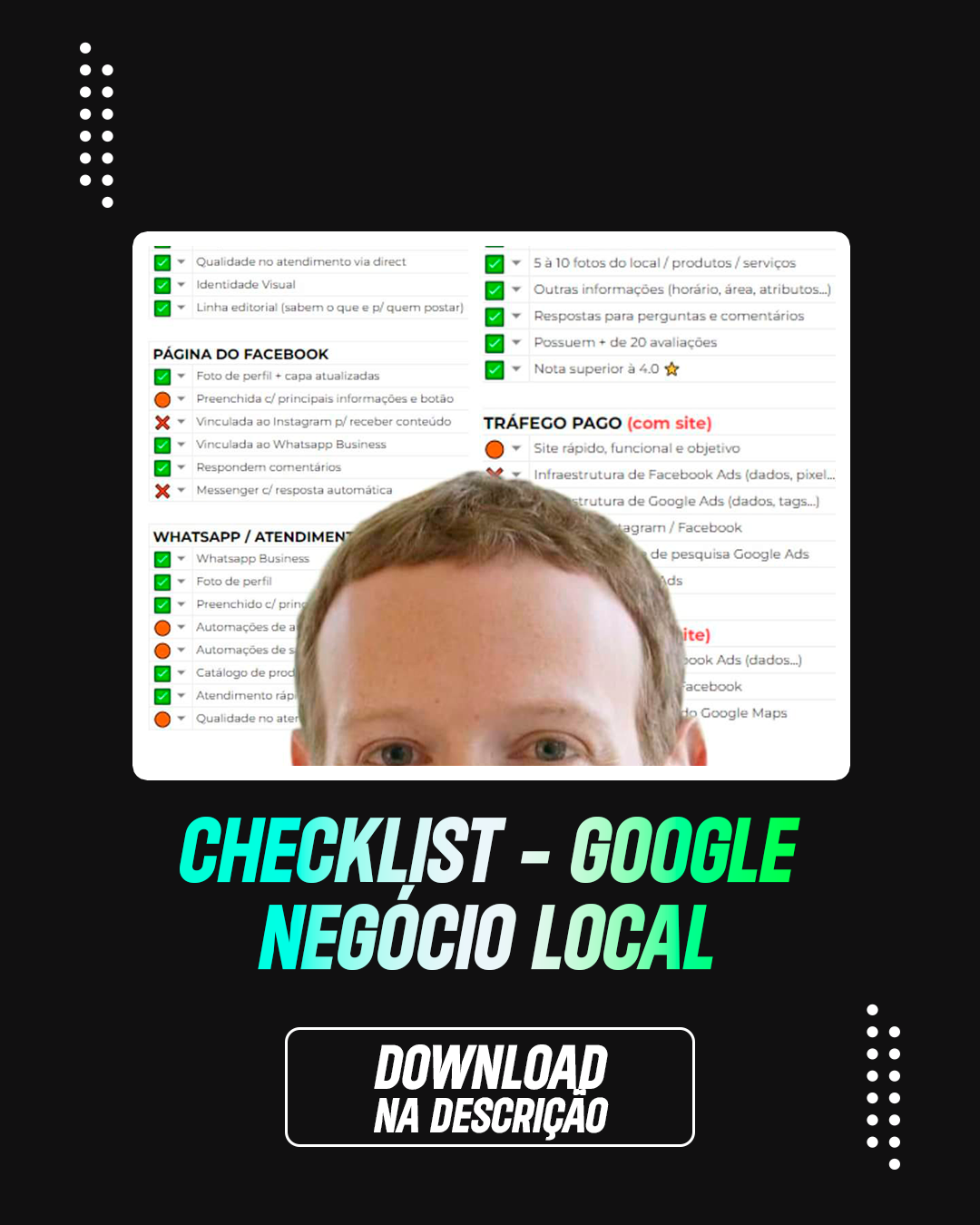 No momento, você está visualizando Checklist – Estrutura de Negócio Local Google – Download Grátis